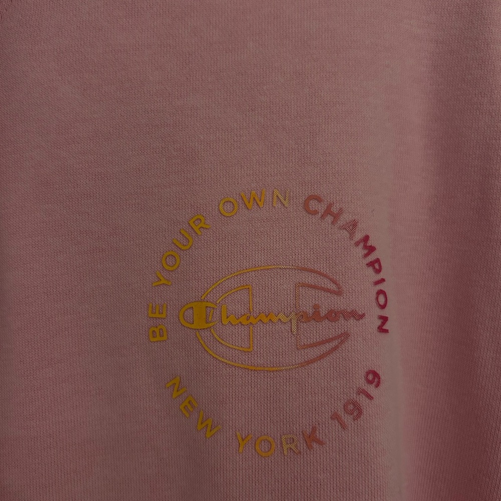 Champion Women's Pink Pullover Hoodie - Picture 2 of 6